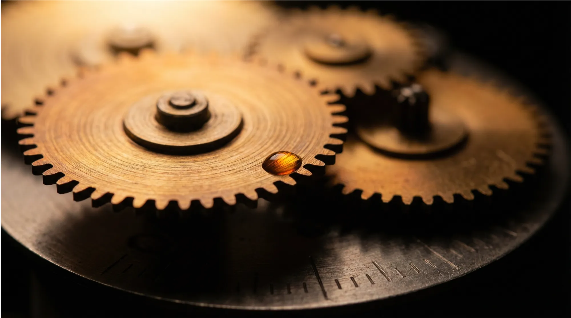 Interlocking gears representing system design